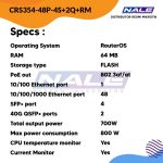 Mikrotik Switch CRS354-48P-4S+2Q+RM - Gambar 3