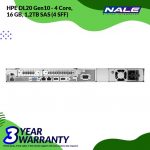 HPE P17080-B21 DL20 Gen10 - 4 Core, 16GB,  1,2TB SAS (4SSF) - Gambar 2