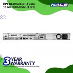 HPE P17080-B21 DL20 Gen10 - 4 Core, 16GB,  300GB SAS (4SSF) - Gambar 2