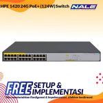 HPE OfficeConnect 1420-24G-PoE+ (124W) Switch (JH019A)