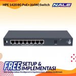 HPE OfficeConnect 1420 8G PoE+ (64W) Switch (JH330A)