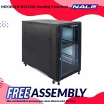 INDORACK IR11520G Standing Close Rack 20U 115mm Depth Glass Door