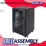 INDORACK IR6020G Standing Close Rack 20U 600mm Depth Glass Door