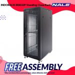 INDORACK IR8032P Standing Close Rack 32U 800mm Depth Perforated Door