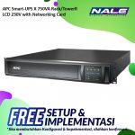 APC Smart-UPS X 750VA Rack/TowerR LCD 230V with Networking Card (SMX750INC)