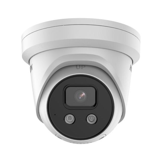 HikVision 4 MP AcuSense Strobe Light and Audible Warning Fixed Turret Network Camera (DS-2CD2346G2-ISU/SL)