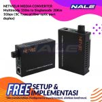 NETVIEL® MEDIA CONVERTER Multimode 550m to Singlemode 20Km 1Gbps ( SC Type of fiber optic port duplex )