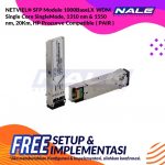 NETVIEL® SFP Module 1000BaseLX WDM Single Core SingleMode, 1310 nm & 1550 nm, 20Km, HP Procurve Compatible ( PAIR )