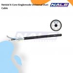 Netviel 6 Core Singlemode Universal Duct Cable, Single Jacket 9/125um (NVL-DA50-SM1-006)