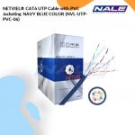 NETVIEL® CAT6 UTP Cable with PVC Jacketing NAVY BLUE COLOR (NVL-UTP-PVC-06)