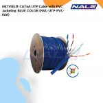 NETVIEL® CAT6A UTP Cable with PVC Jacketing BLUE COLOR (NVL-UTP-PVC-06A)