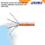 NETVIEL® CAT6A UTP Cable with LSZH Jacketing ORANGE COLOR (NVL-UTP-LSZH-06A)