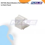 NETVIEL Blank Module ( Port Cover ) fits to Patch Panel (NVL-KS-01-5E)