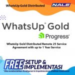 WhatsUp Gold Distributed Remote 25 Service Agreement with up to 1 Year Service