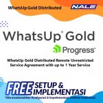 WhatsUp Gold Distributed Remote Unrestricted Service Agreement with up to 1 Year Service