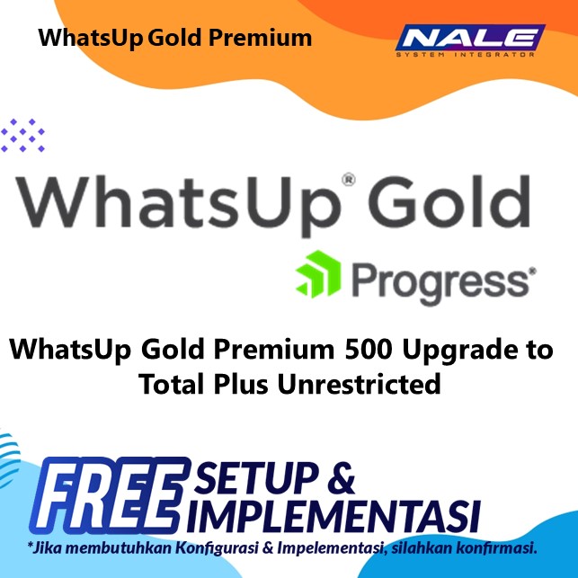 Slide1 WhatsUp Gold Premium 500 Upgrade to Total Plus Unrestricted - Gambar 1