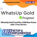 WhatsUp Gold Total Plus 1500 New Points with 1 Year Service