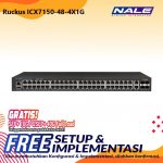 Ruckus Paket Complete Compact Switch Stackable 48-Port (ICX7150-48-4X10G)