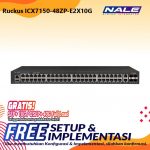 Ruckus Paket Complete Compact Switch 48-Port PoE+ (ICX7150-48ZP-E2X10G)