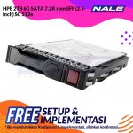 HPE 2TB 6G SATA 7.2K rpm SFF (2.5-inch) SC 512e (765455-B21)