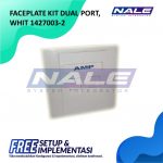COMMSCOPE FACE PLATE KIT DUAL PORT WHITE (1427003-2)