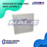 COMMSCOPE FACE PLATE KIT DUAL PORT WHITE (1427003-2) - Gambar 2