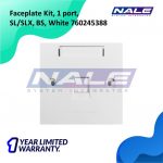 Commscope Faeeplate Kit 1 Port SL/SLX BS White (760245388) - Gambar 2