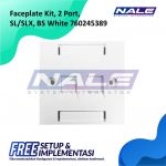Commscope Faceplate Kit 2 Port SL/SLX BS White (760245389)