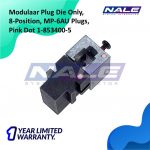 Modular Plug Die Only, 8-Position, MP-6AU Plugs, Pink Dot (1-853400-5) - Gambar 2
