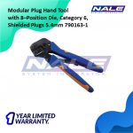 Modular Plug Hand Tool with 8-Position Die, Category 6, Shielded Plugs 5.4 mm (790163-1) - Gambar 2