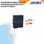 Netviel OTB INDIBOX DINRAIL  8 port ST  Multimode Loaded Splice Accs  ( Exclude FO Pigtail ) (NVL-OTB-INB-12/8-MM-ST-S)
