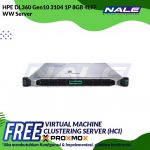 HPE DL360 Gen10 3104 1P 8GB 4LFF WW Server (P01880-B21)