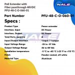 PoE Extender with Fiber passthrough 48VDC (PFU-48-C-O-060-01) - Gambar 3
