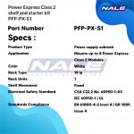 Commscope Power Express Class 2 shelf and starter kit, accommodates up to 4 modules of 8 SELV/Class 2 outputs, 1U (PFP-PX-S1) - Gambar 3