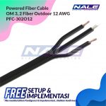Powered Fiber Cable, OM3, 2 Fibers, Outdoor, 12AWG Conductor (PFC-302O12)