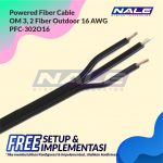 Powered Fiber Cable, OM3, 2 Fibers, Outdoor, 16AWG Conductor (PFC-302O16)