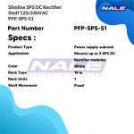 Commscope Slimline SPS DC Rectifier Shelf, 120/240VAC to 57VDC, accommodates up to 3 rectifier modules, 1U (PFP-SPS-S1) - Gambar 3