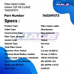Fiber Optic Cable, Indoor, 12F, OS2, LSZH (760249373) - Gambar 3