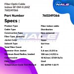 Fiber Optic Cable, Indoor, 8F, OM4, LSZH (760249366) - Gambar 3