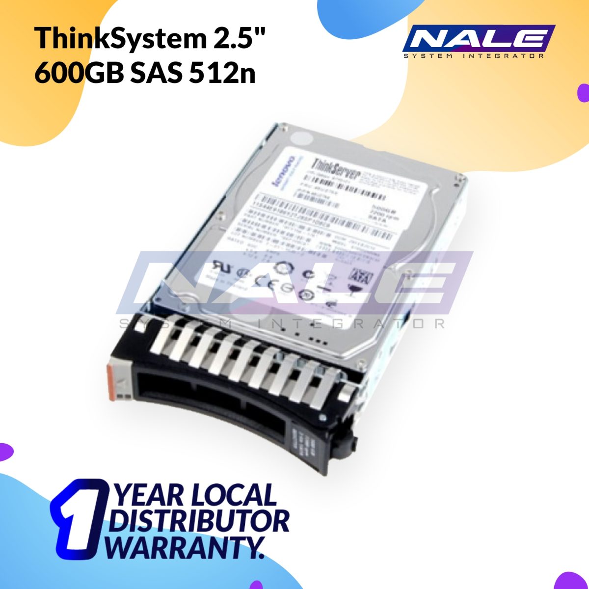 ThinkSystem 2.5" 600GB SAS 512n HDD (7XB7A00025) - Gambar 3