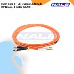 Netviel Patch Cord ST-LC, Duplex Multimode 50/125um, 1 meter (LSZH) (NVL-DPMM2-ST-LC-001)
