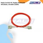 Netviel Patch Cord SC-SC, Duplex Multimode 50/125um, 10 meter (LSZH) (NVL-DPMM2-SC-SC-010)
