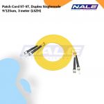 Netviel Patch Cord ST-ST, Duplex Singlemode 9/125um, 3 meter (LSZH) (NVL-DPSM1-ST-ST-003)