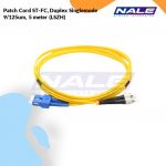 Netviel Patch Cord ST-FC, Duplex Singlemode 9/125um, 5 meter (LSZH) (NVL-DPSM1-ST-FC-005)