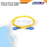 Netviel Patch Cord SC-SC, Duplex Singlemode 9/125um, 2 meter (LSZH) (NVL-DPSM1-SC-SC-002)