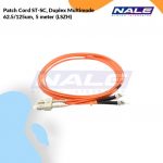 Netviel Patch Cord ST-SC, Duplex Multimode 62.5/125um, 5 meter (LSZH) (NVL-DPMM1-ST-SC-005)
