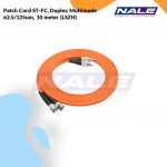 Netviel Patch Cord ST-FC, Duplex Multimode 62.5/125um, 10 meter (LSZH) (NVL-DPMM1-ST-FC-010)