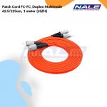 Netviel Patch Cord FC-FC, Duplex Multimode 62.5/125um, 1 meter (LSZH) (NVL-DPMM1-FC-FC-001)