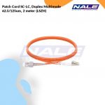 Netviel Patch Cord SC-LC, Duplex Multimode 62.5/125um, 2 meter (LSZH) (NVL-DPMM1-SC-LC-002)