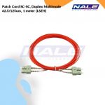 Netviel Patch Cord SC-SC, Duplex Multimode 62.5/125um, 1 meter (LSZH) (NVL-DPMM1-SC-SC-001)